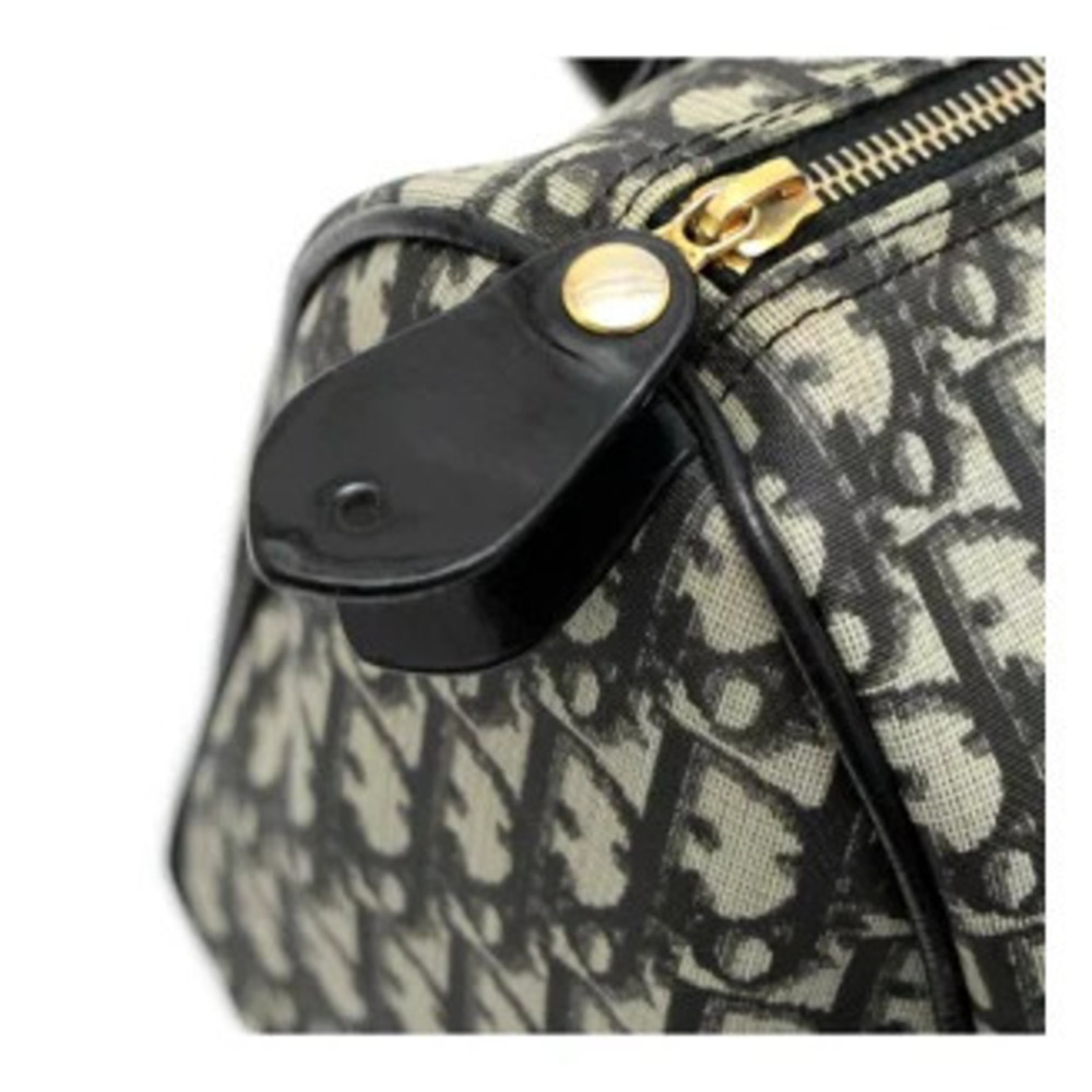 Christian Dior Trotter Handbag Boston Bag Black - Picture 6 of 7